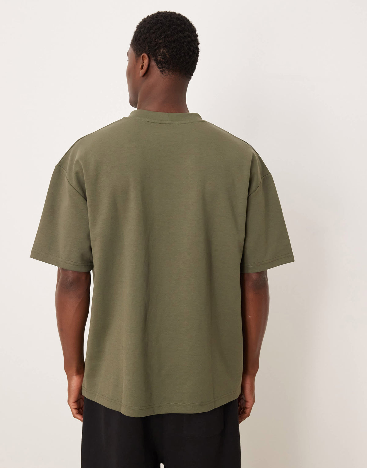 ASOS DESIGN breatheMAXâ„¢ heavyweight oversized t-shirt in khaki cotton blend