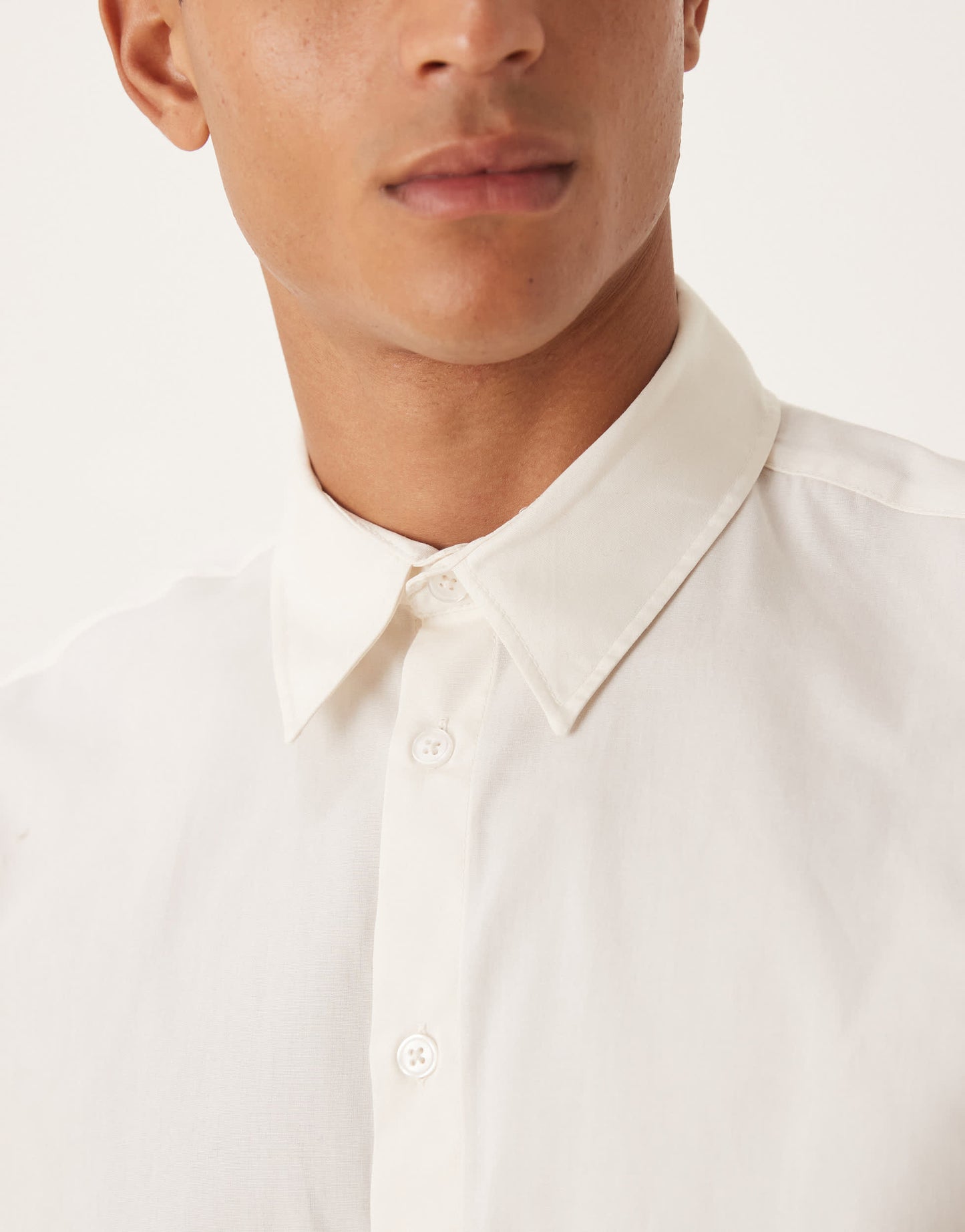 ASOS DESIGN relaxed shirt in white