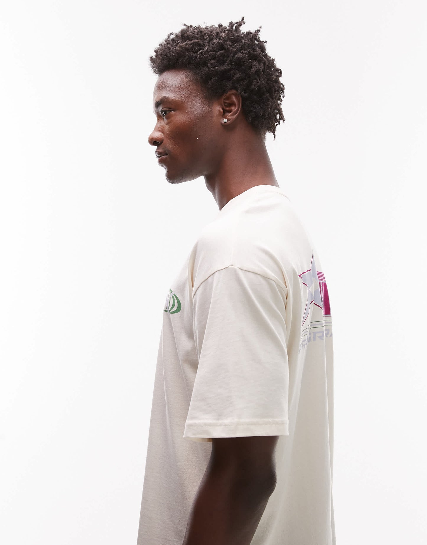 Puma Racing 99 back print t-shirt in beige Exclusive at ASOS