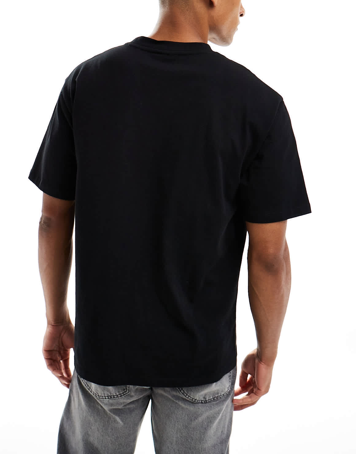 ASOS DESIGN Essentials 3 pack relaxed crew neck t-shirts in black