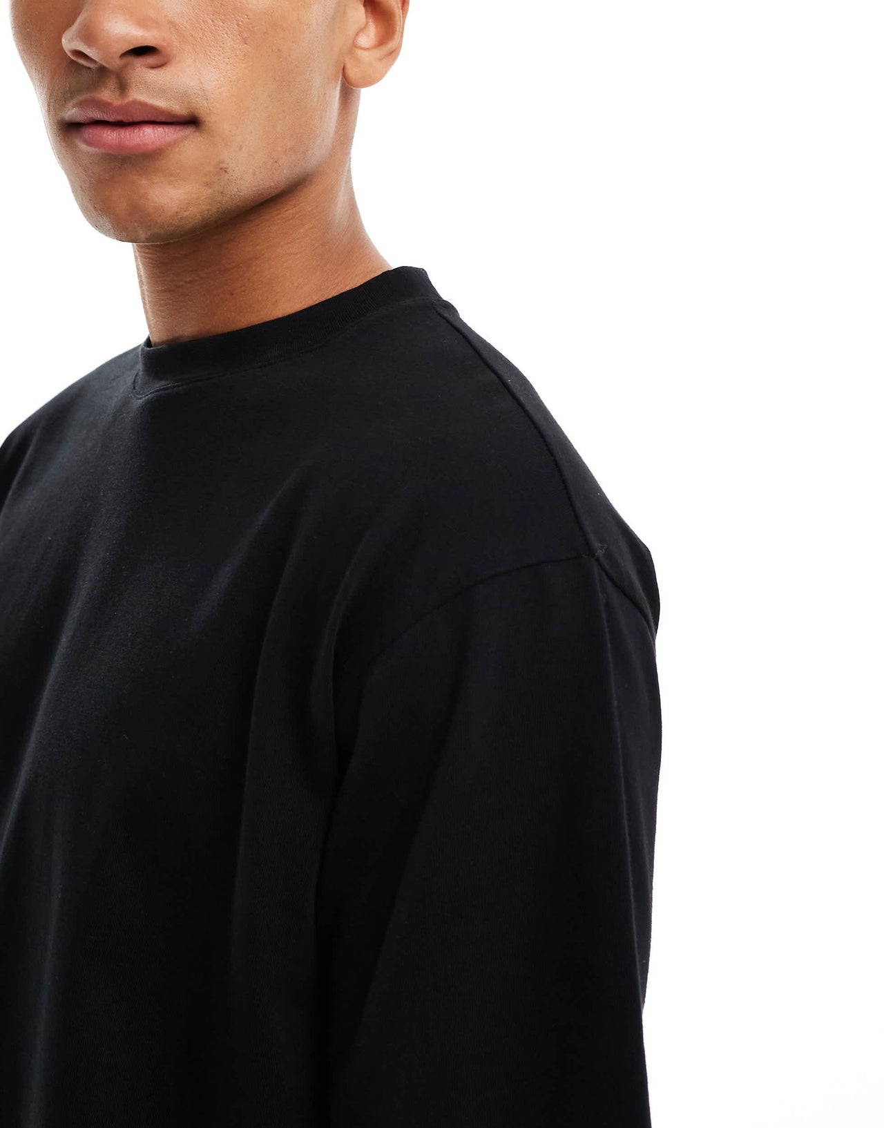 ASOS DESIGN Essentials 3 pack relaxed crew neck t-shirts in black