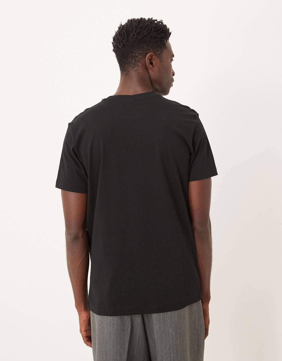 Mango 100% t-shirt in black