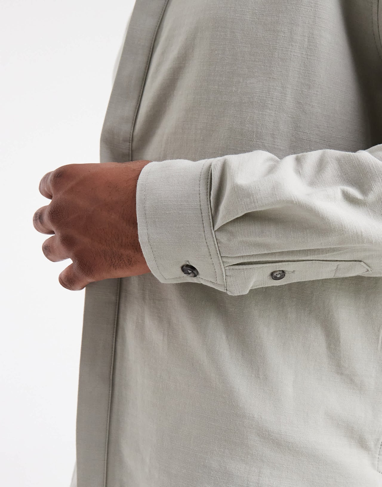 ASOS DESIGN relaxed shirt in sage green