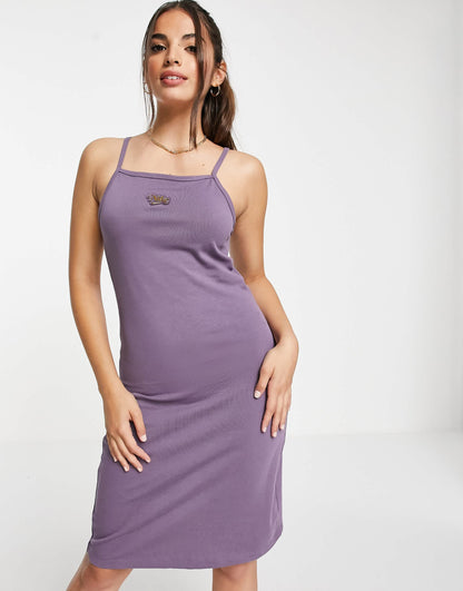 Nike Femme mini bodycon dress in amethyst purple
