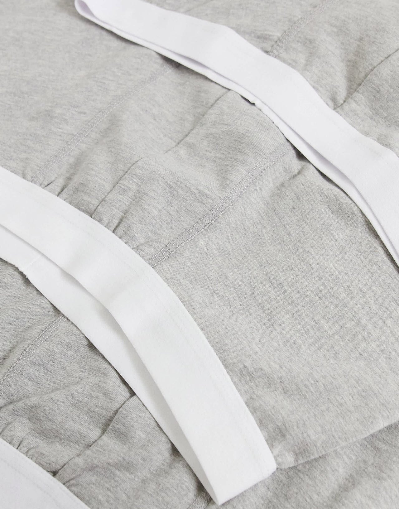 New Look 3 pack trunks in grey with white waistband