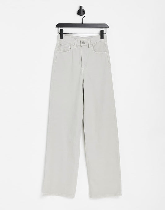 Levi's high loose jeans in ecru