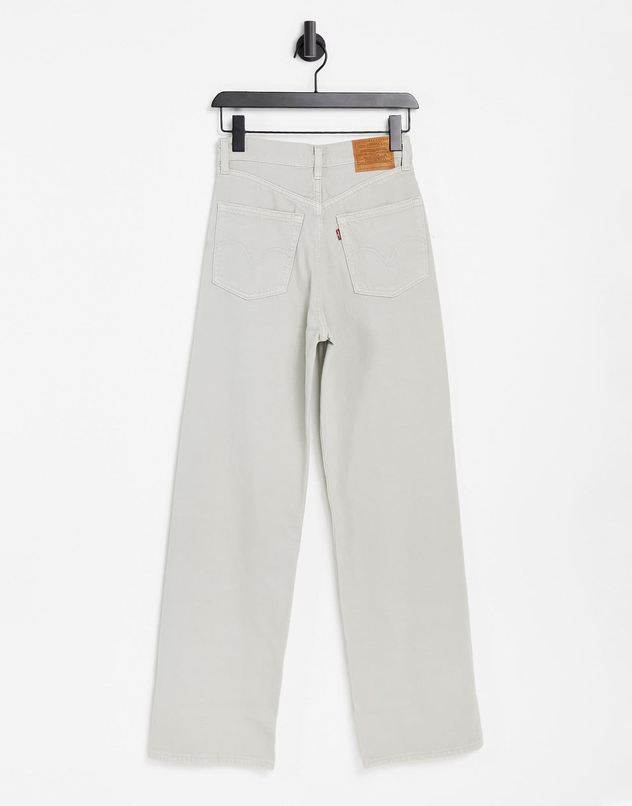 Levi's high loose jeans in ecru