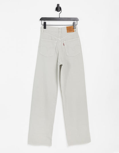 Levi's high loose jeans in ecru