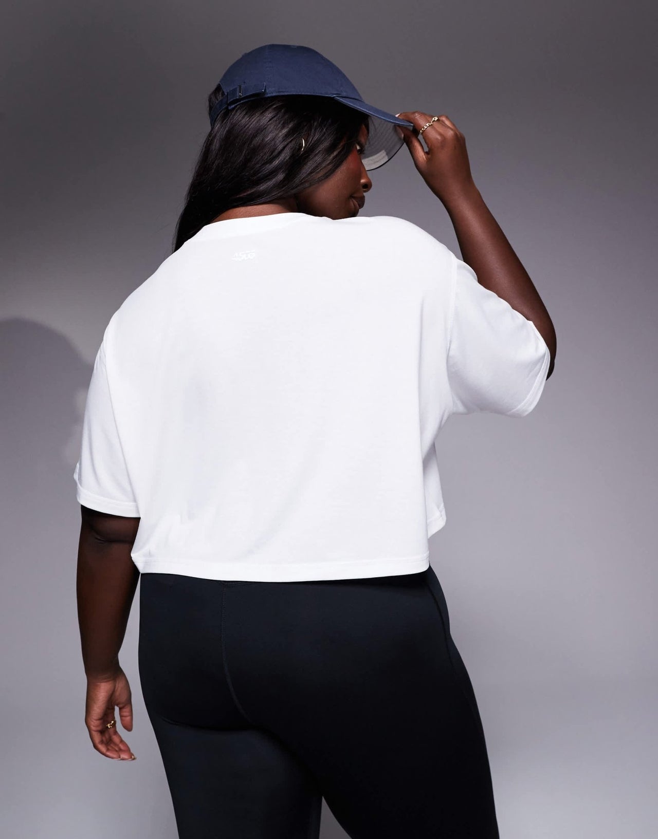 4505 Curve Icon quick dry performance cropped boxy t-shirt in white - ASOS Sample Sale