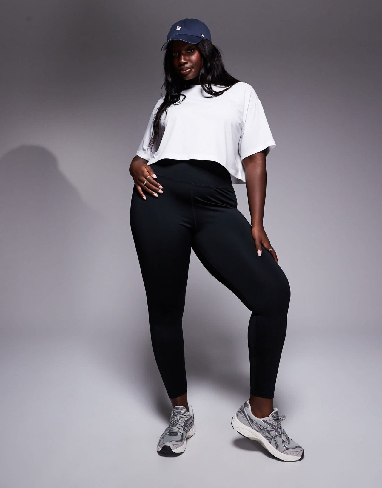 4505 Curve Icon quick dry performance cropped boxy t-shirt in white - ASOS Sample Sale