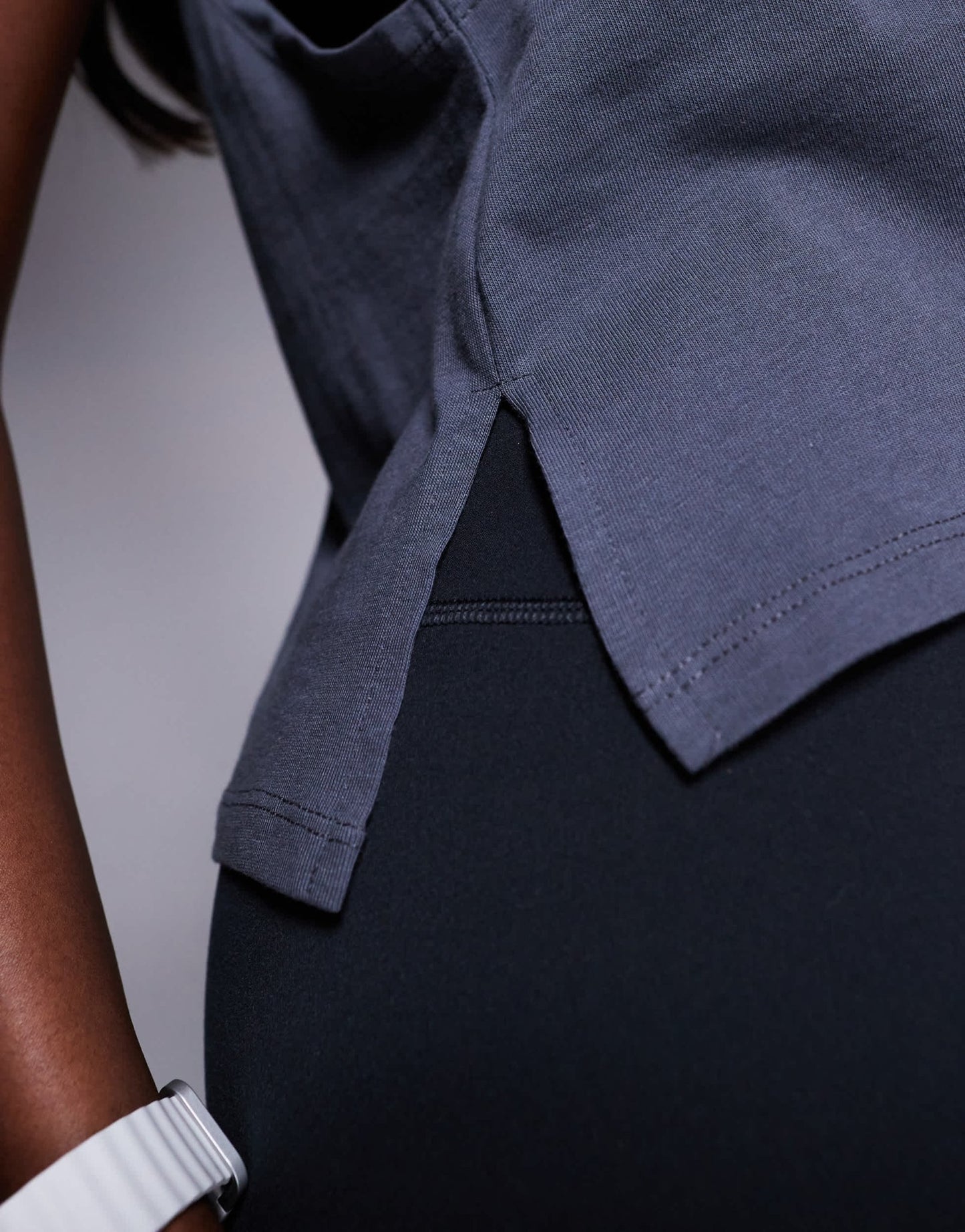 4505 drop armhole cropped cotton vest with quick dry finish in iron grey - ASOS Sample Sale