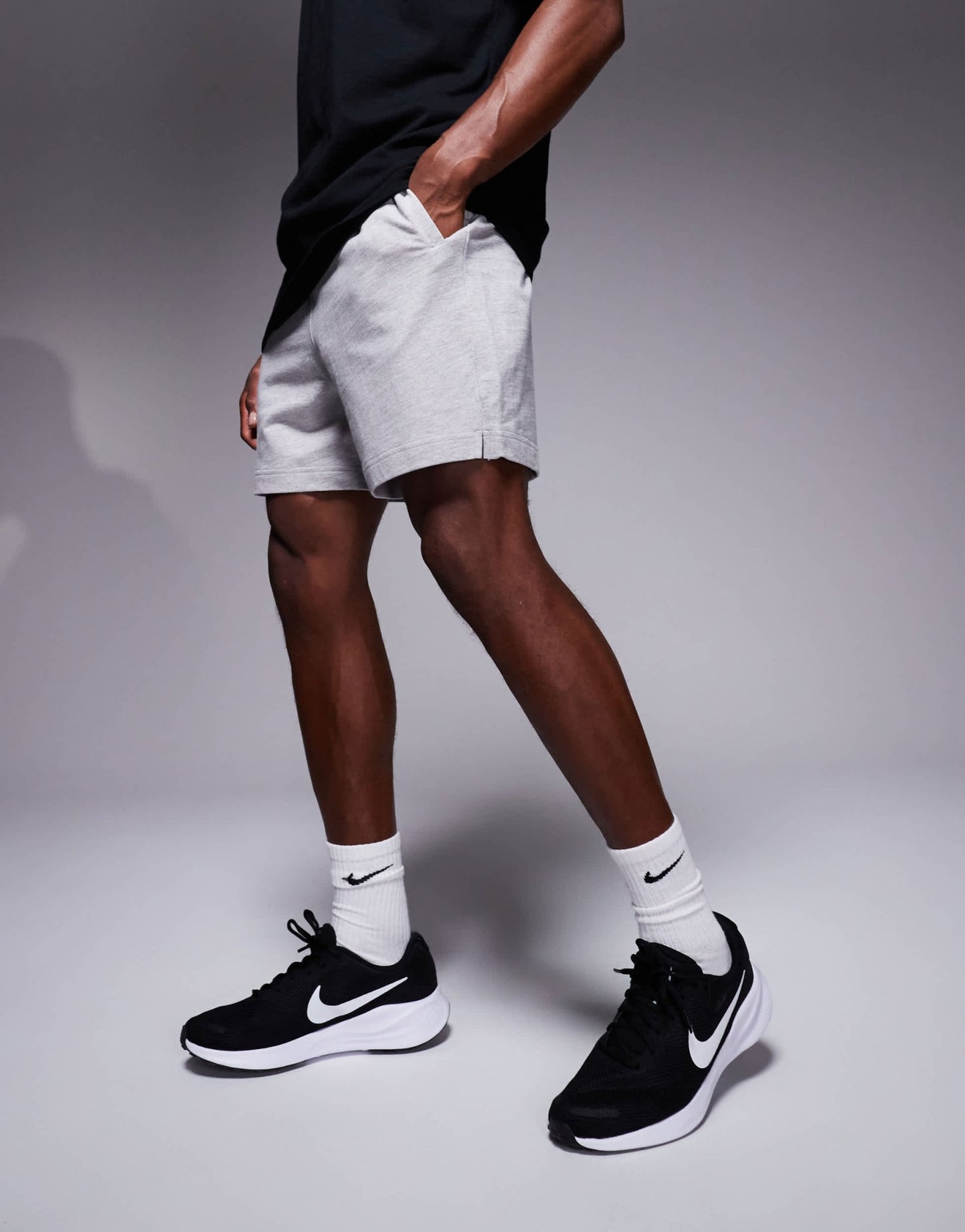 4505 Icon 7 inch training sweat shorts with quick dry in grey - ASOS Sample Sale