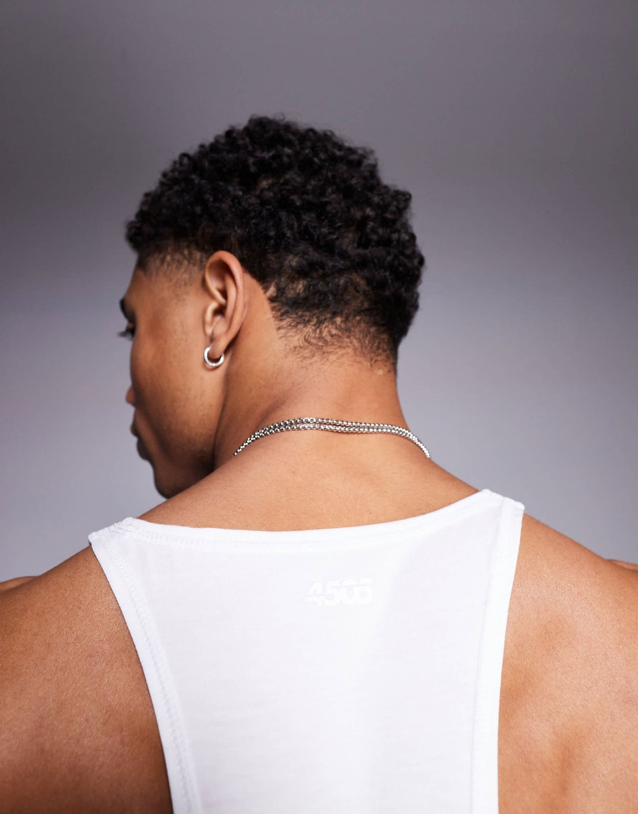 4505 Icon performance jersey quick dry stringer vest in white - ASOS Sample Sale