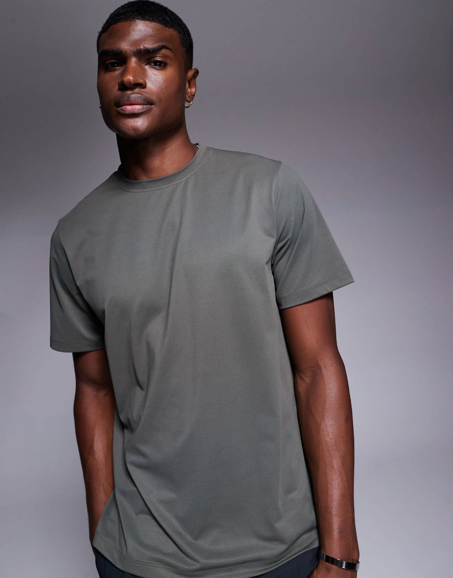 4505 Icon quick dry mesh training t-shirt in dark green - ASOS Sample Sale