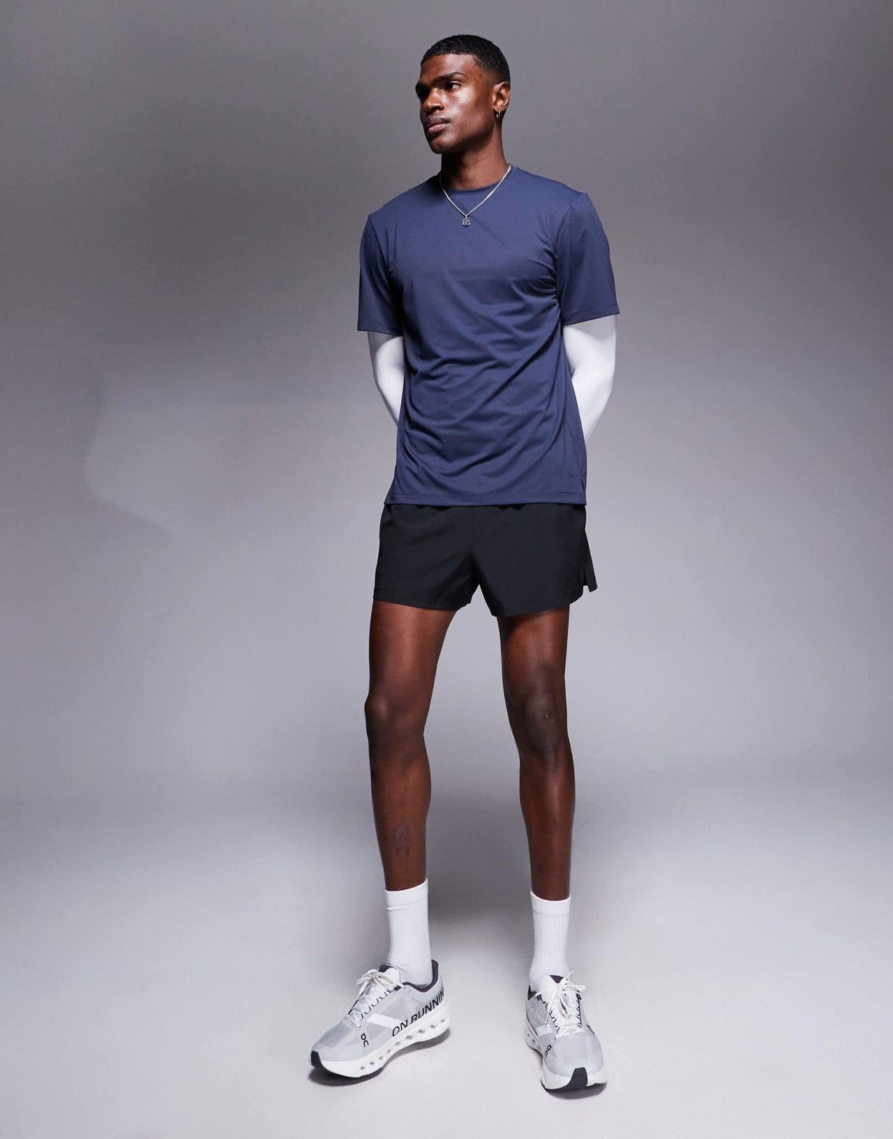 4505 Icon quick dry mesh training t-shirt in midnight navy - ASOS Sample Sale