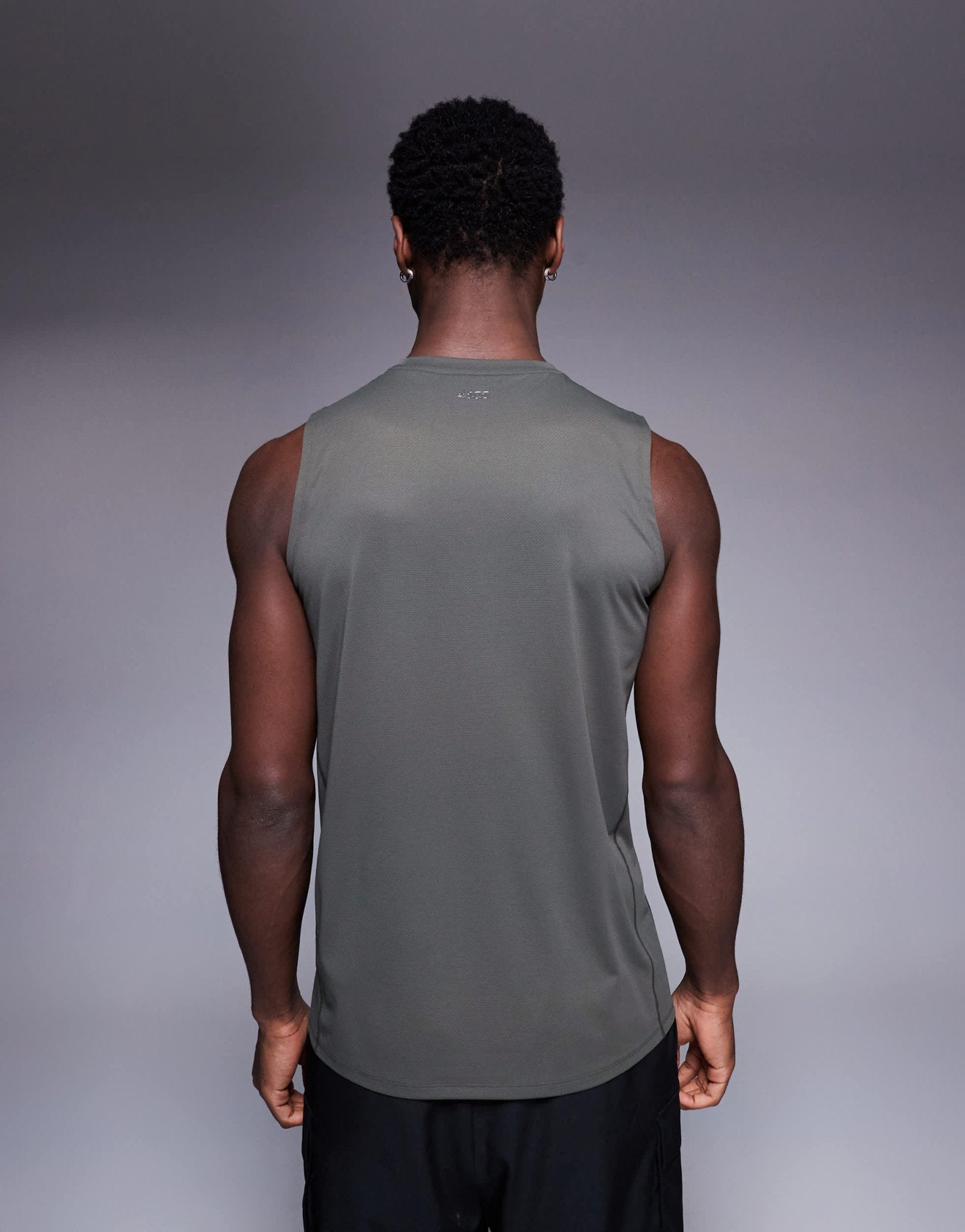 4505 Icon quick dry mesh training tank in dark green - ASOS Sample Sale