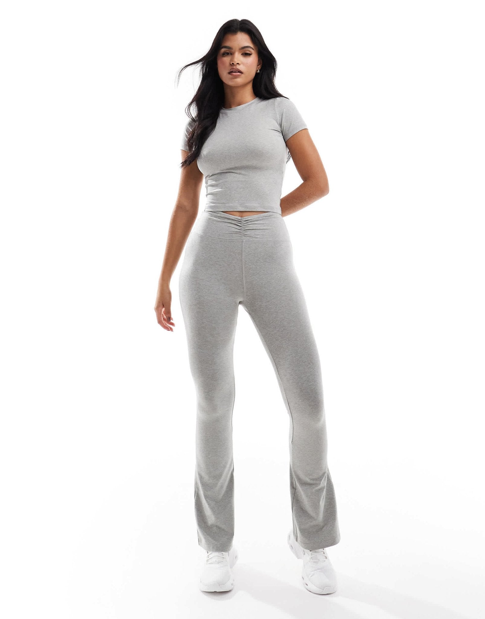 4505 Icon soft touch studio baby t-shirt in grey marl - ASOS Sample Sale