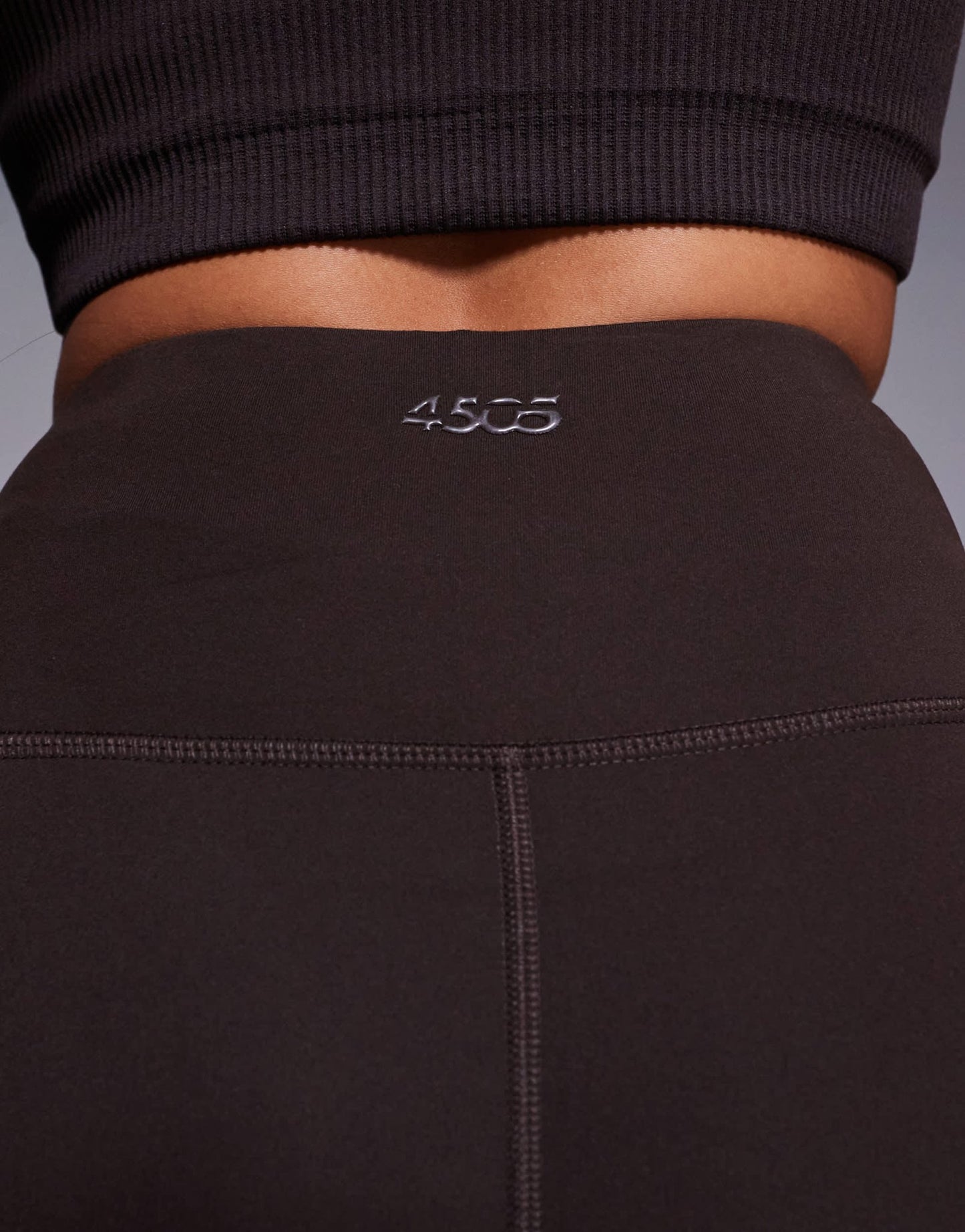 4505 Petite Icon soft touch high waist yoga legging in chocolate - ASOS Sample Sale