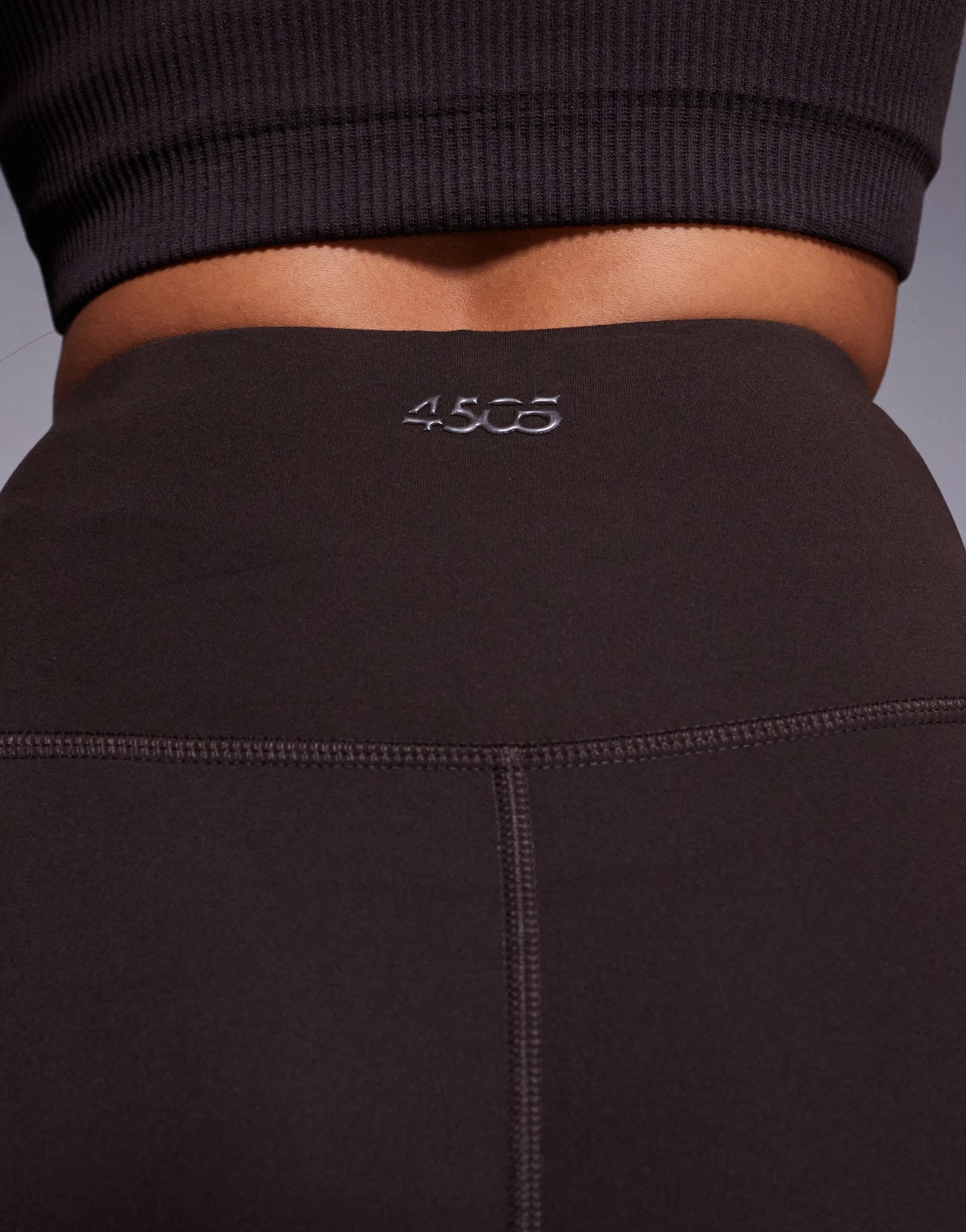 4505 Petite Icon soft touch high waist yoga legging in chocolate - ASOS Sample Sale