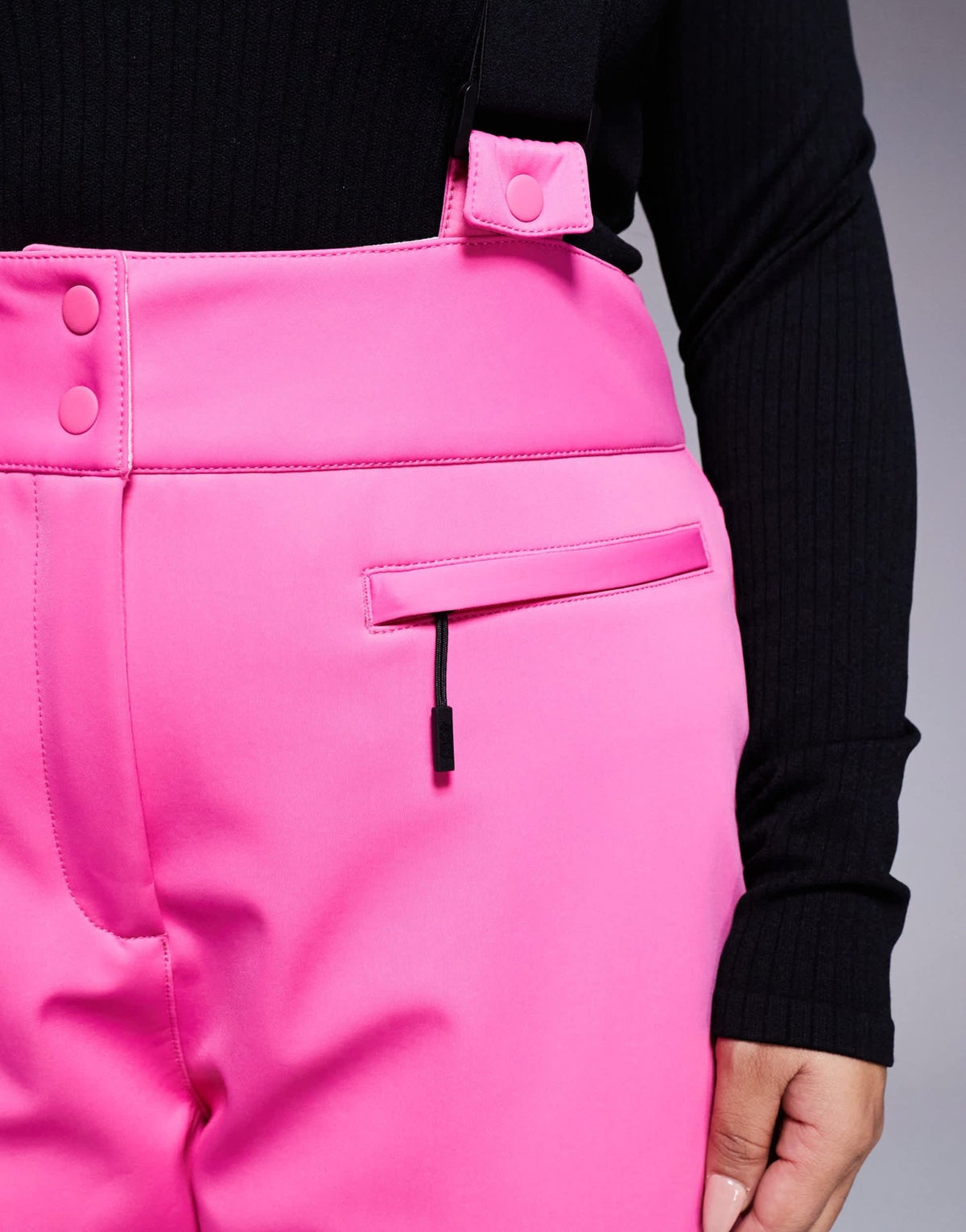 4505 Plus Ski soft shell water repellent kick flare ski trousers in pink - ASOS Sample Sale