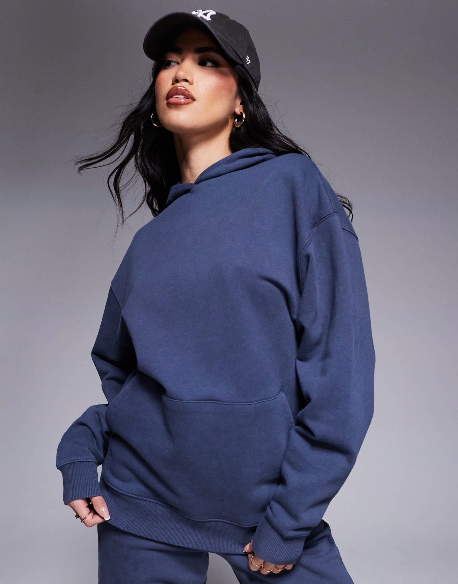 4505 quick dry heavyweight training hoodie in washed navy - ASOS Sample Sale