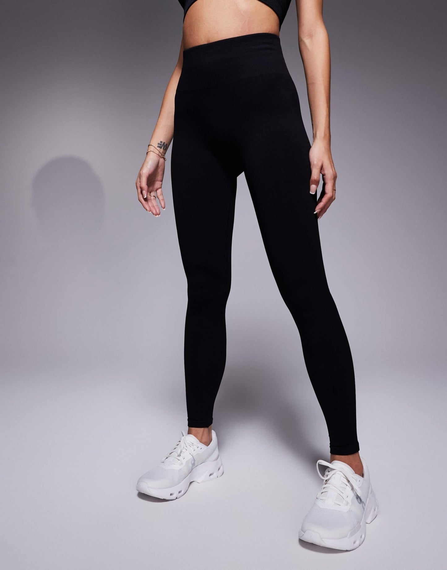 4505 sculpting seamless high waist gym legging in black - ASOS Sample Sale