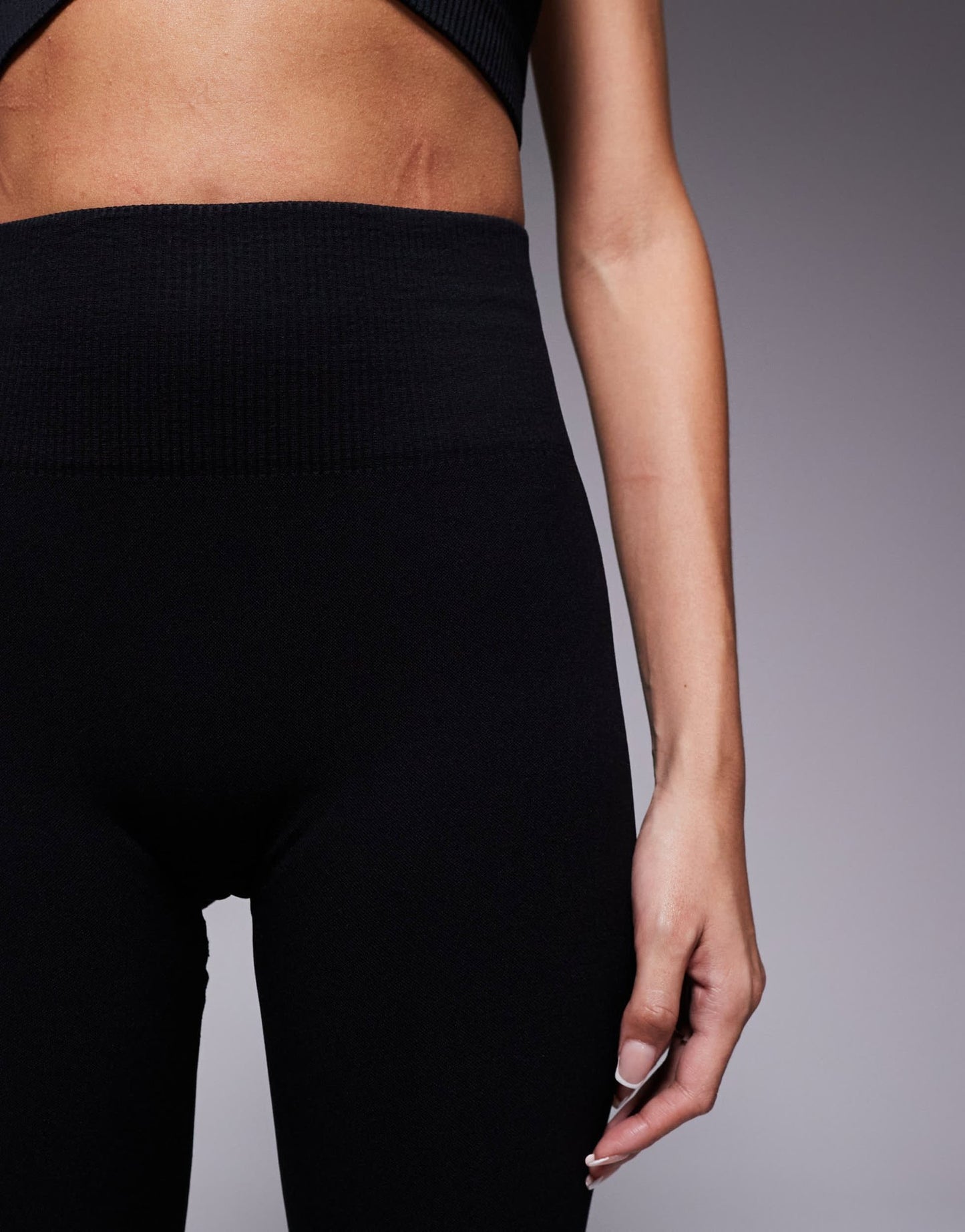 4505 sculpting seamless high waist gym legging in black - ASOS Sample Sale