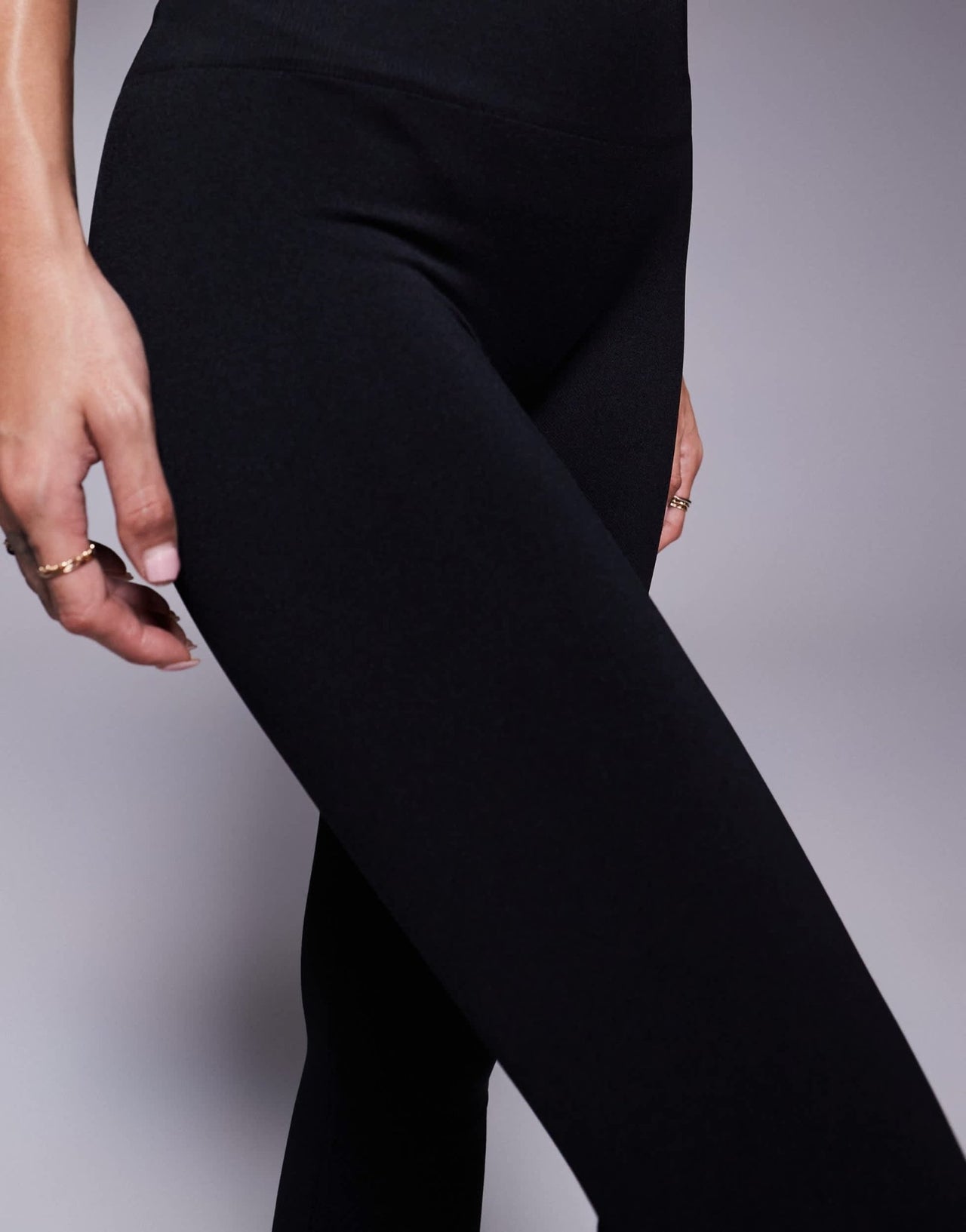 4505 seamless deep high waist gym legging in black - ASOS Sample Sale