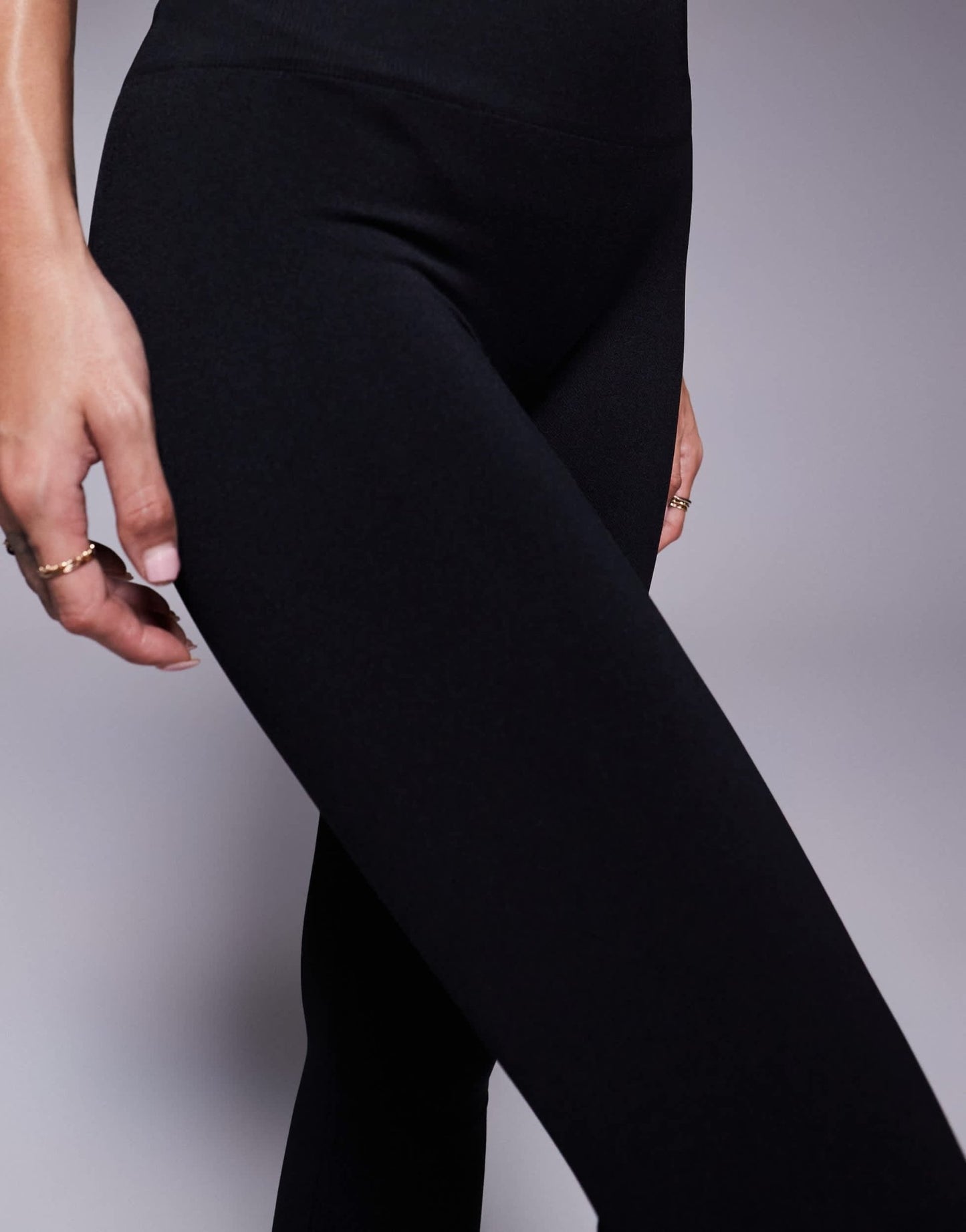 4505 seamless deep high waist gym legging in black - ASOS Sample Sale