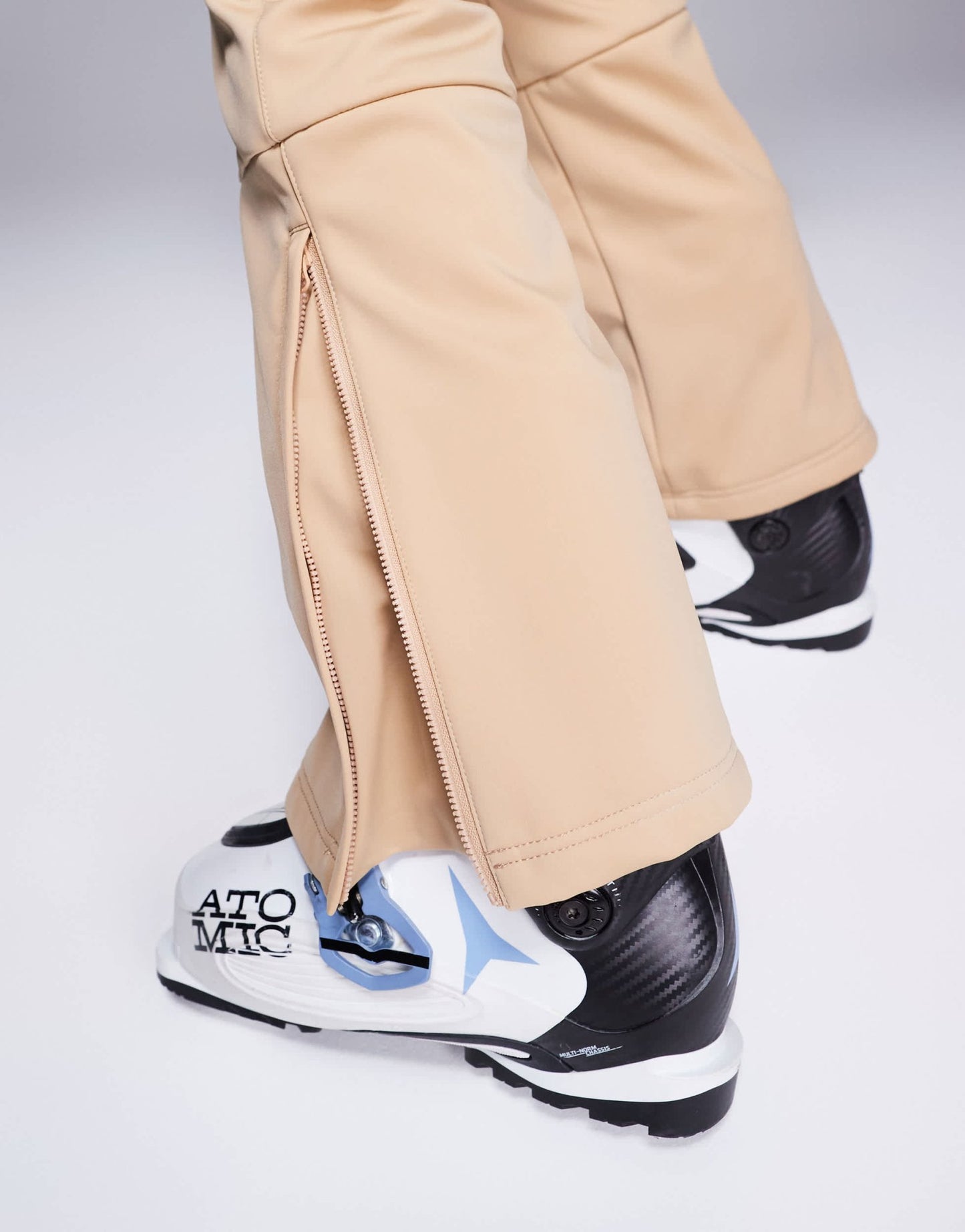 4505 Ski soft shell water repellent kick flare ski trousers in caramel - ASOS Sample Sale
