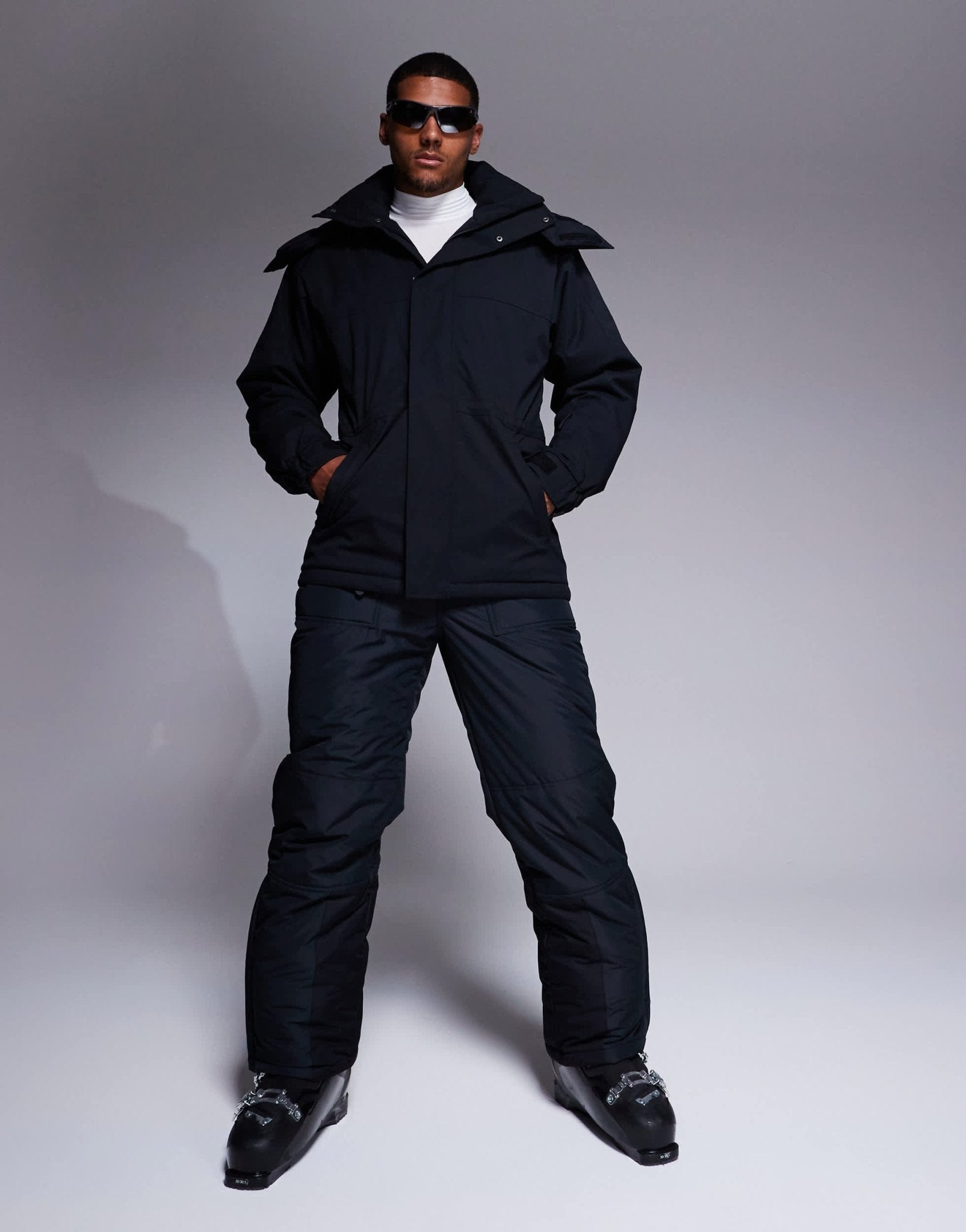 4505 Ski water repellent parka in black - ASOS Sample Sale