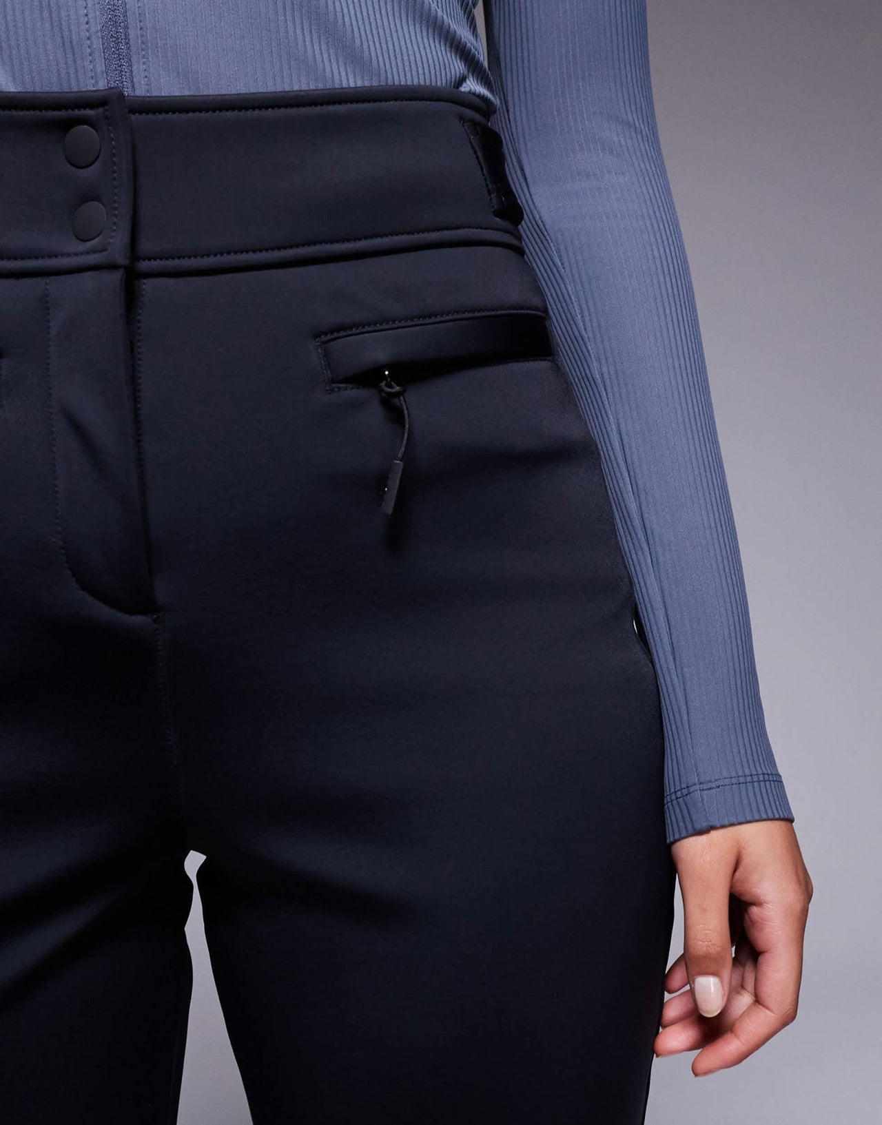 4505 Tall Ski soft shell water repellent skinny ski pants in black - ASOS Sample Sale