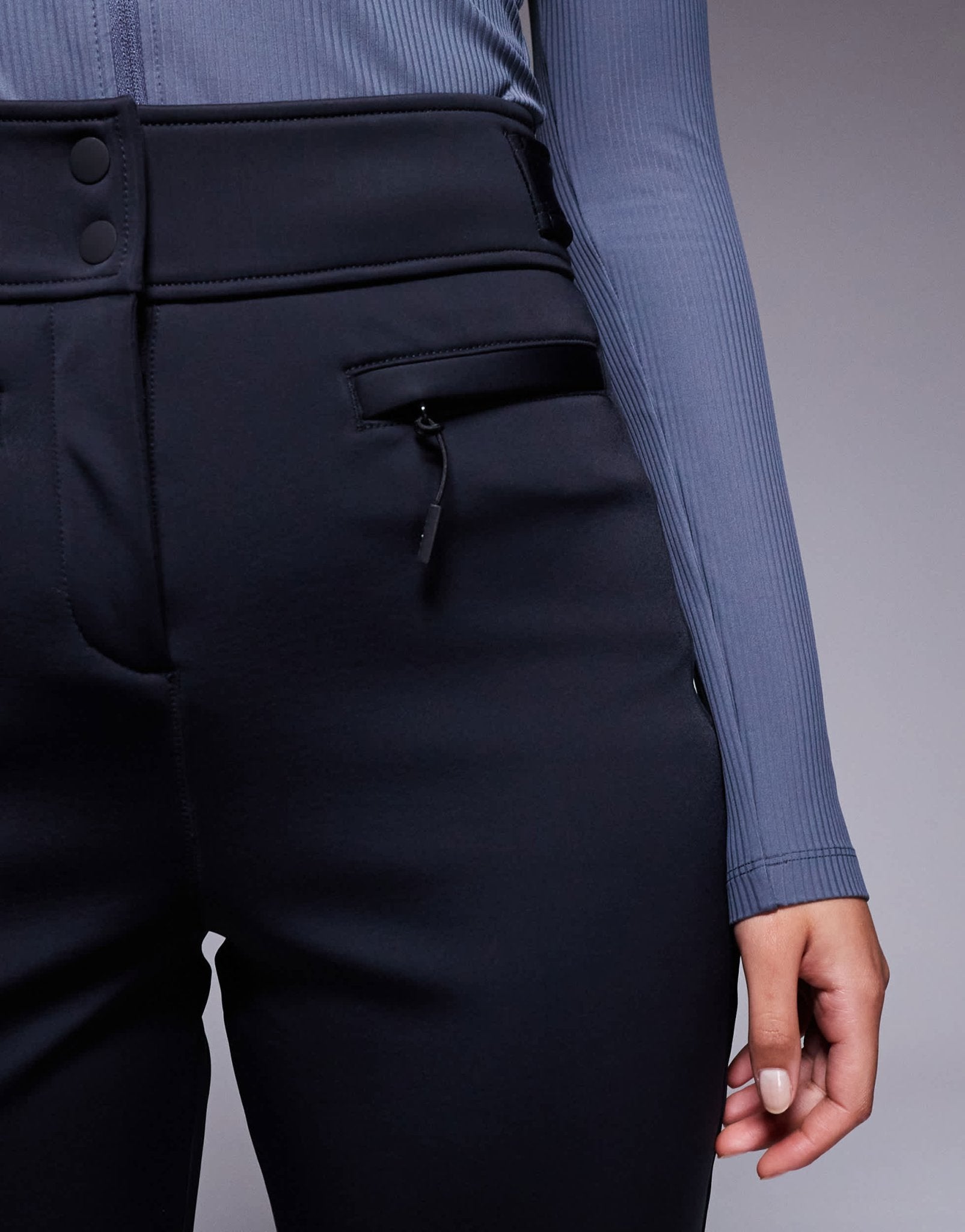 4505 Tall Ski soft shell water repellent skinny ski pants in black - ASOS Sample Sale