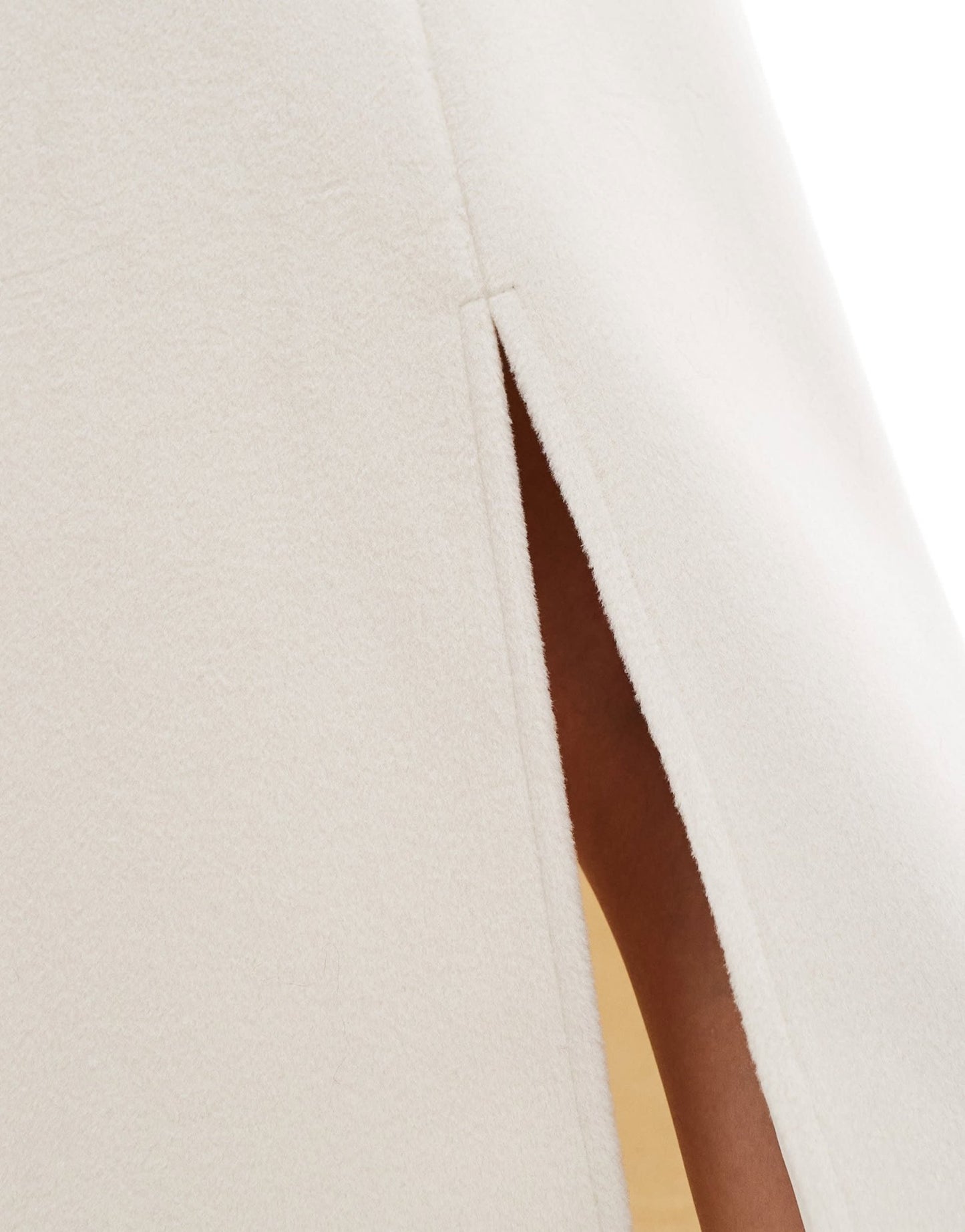 4th & Reckless column maxi skirt co - ord in cream - ASOS Sample Sale