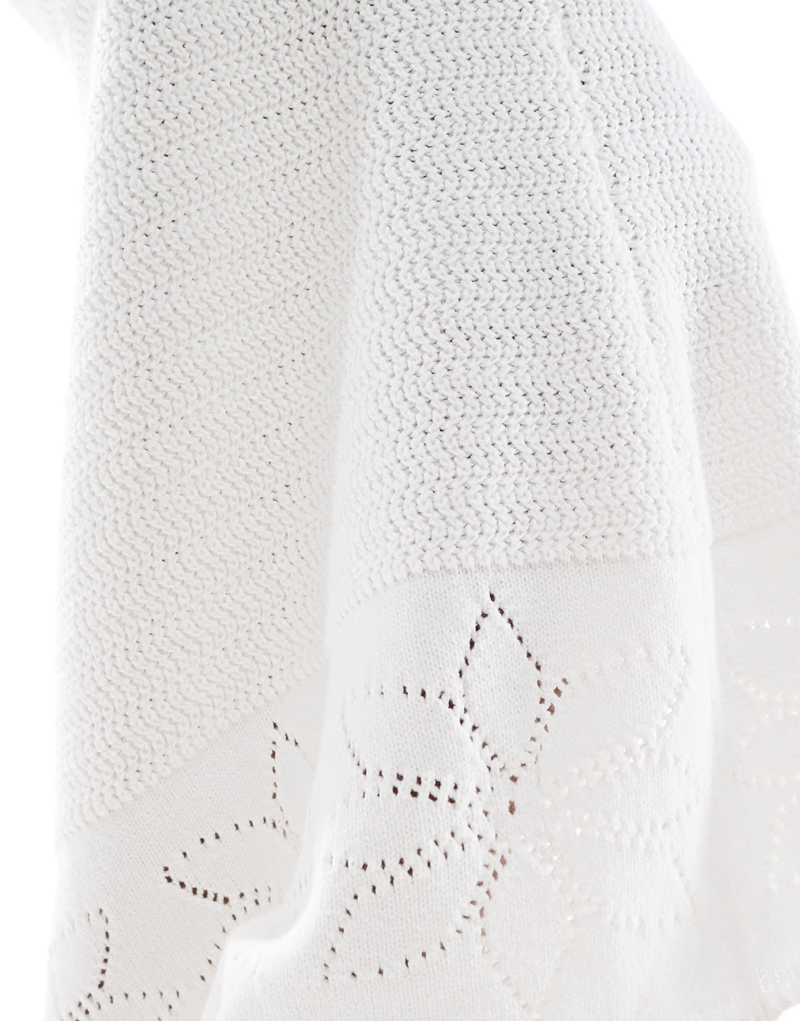 4th & Reckless knitted maxi beach skirt co-ord in white – ASOS Sample Sale