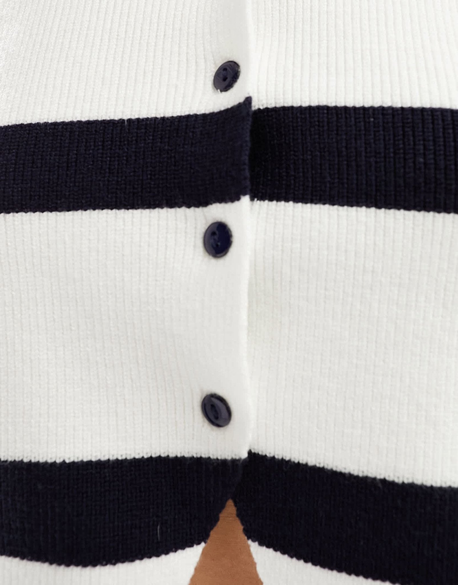 4th & Reckless knitted waistcoat in mono stripe - ASOS Sample Sale