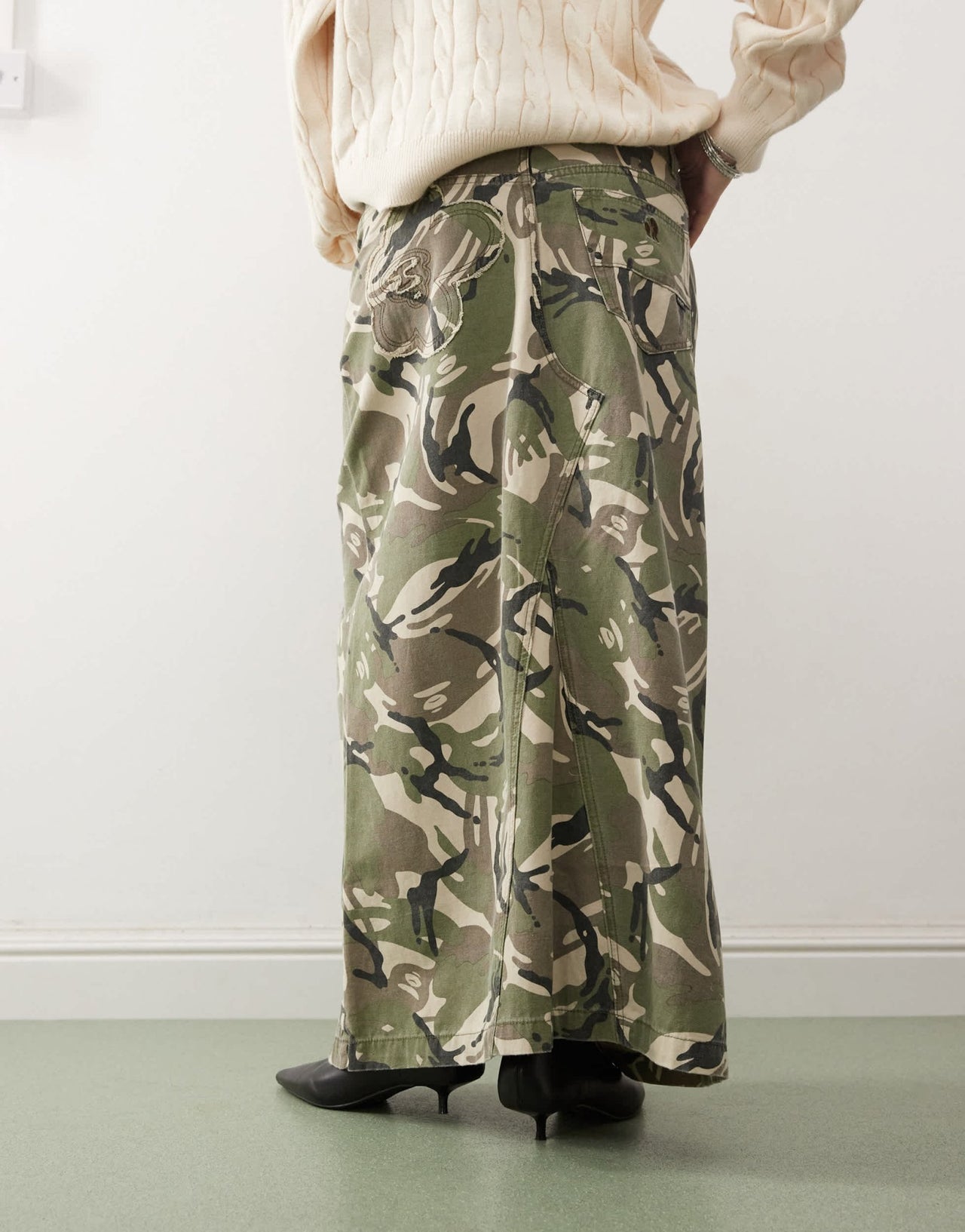 Aape By A Bathing Ape camo maxi skirt - ASOS Sample Sale