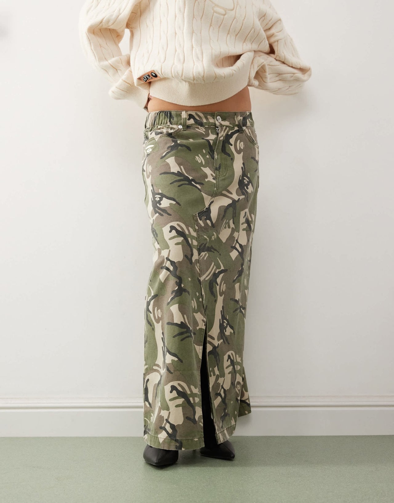 Aape By A Bathing Ape camo maxi skirt - ASOS Sample Sale