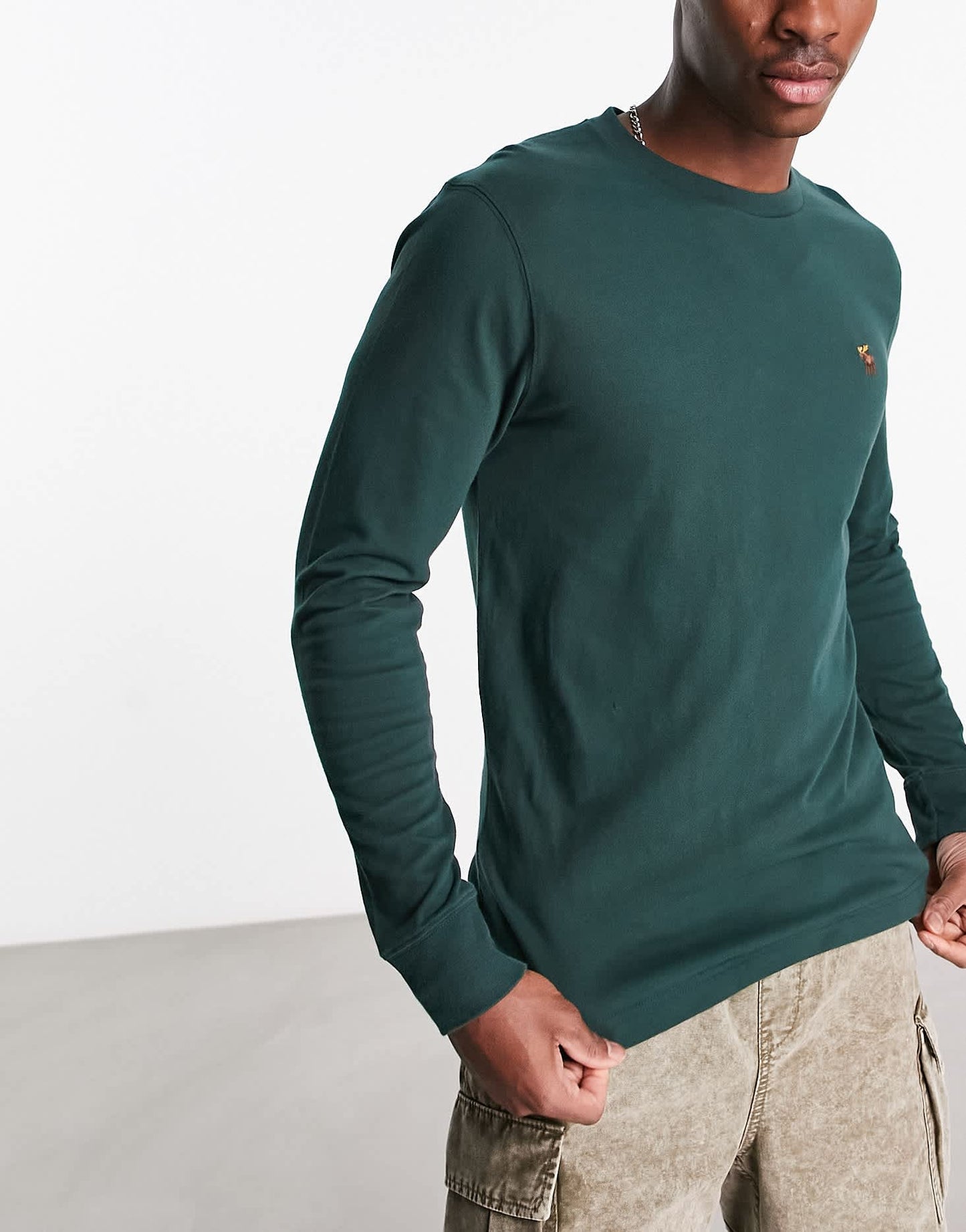 Abercrombie & Fitch 3 pack icon logo long sleeve top in multi - ASOS Sample Sale