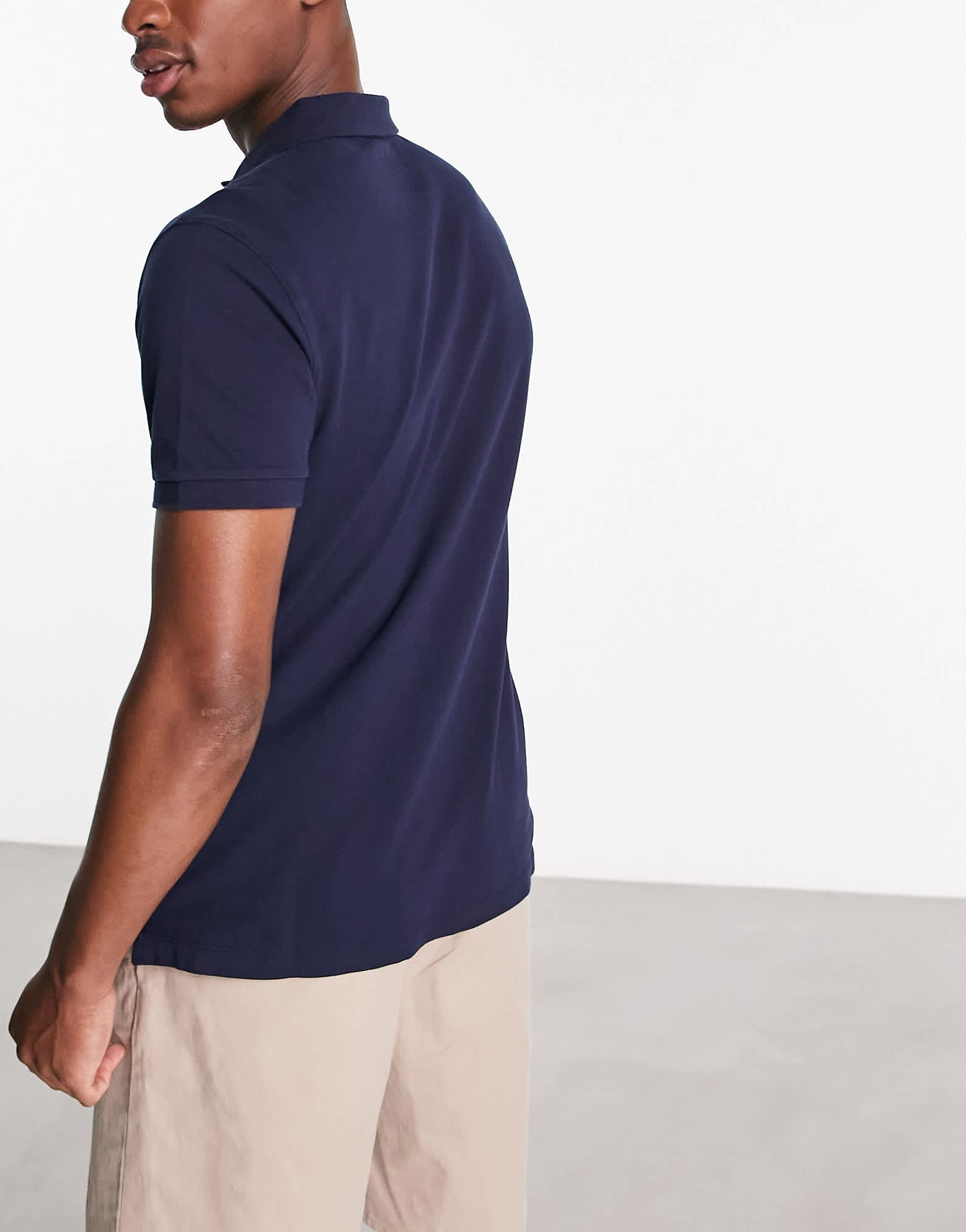 Abercrombie & Fitch 3 pack icon logo pique polo in white/green/navy - ASOS Sample Sale