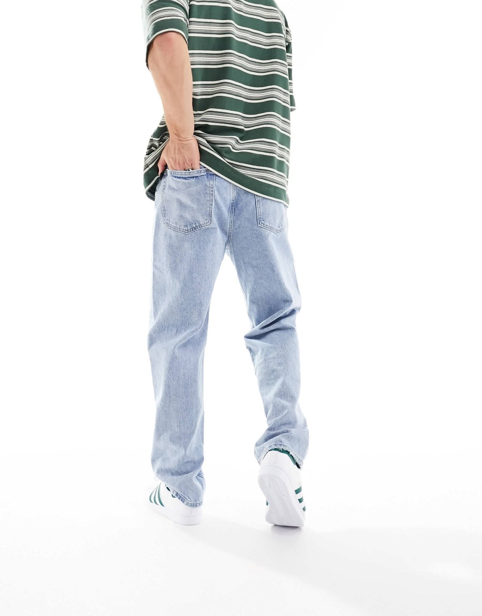 Abercrombie & Fitch 90s loose fit jeans in light wash - ASOS Sample Sale