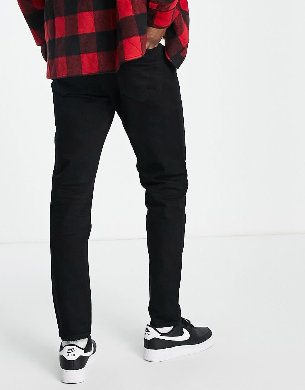 Abercrombie & Fitch 90s skinny fit jeans in black - ASOS Sample Sale