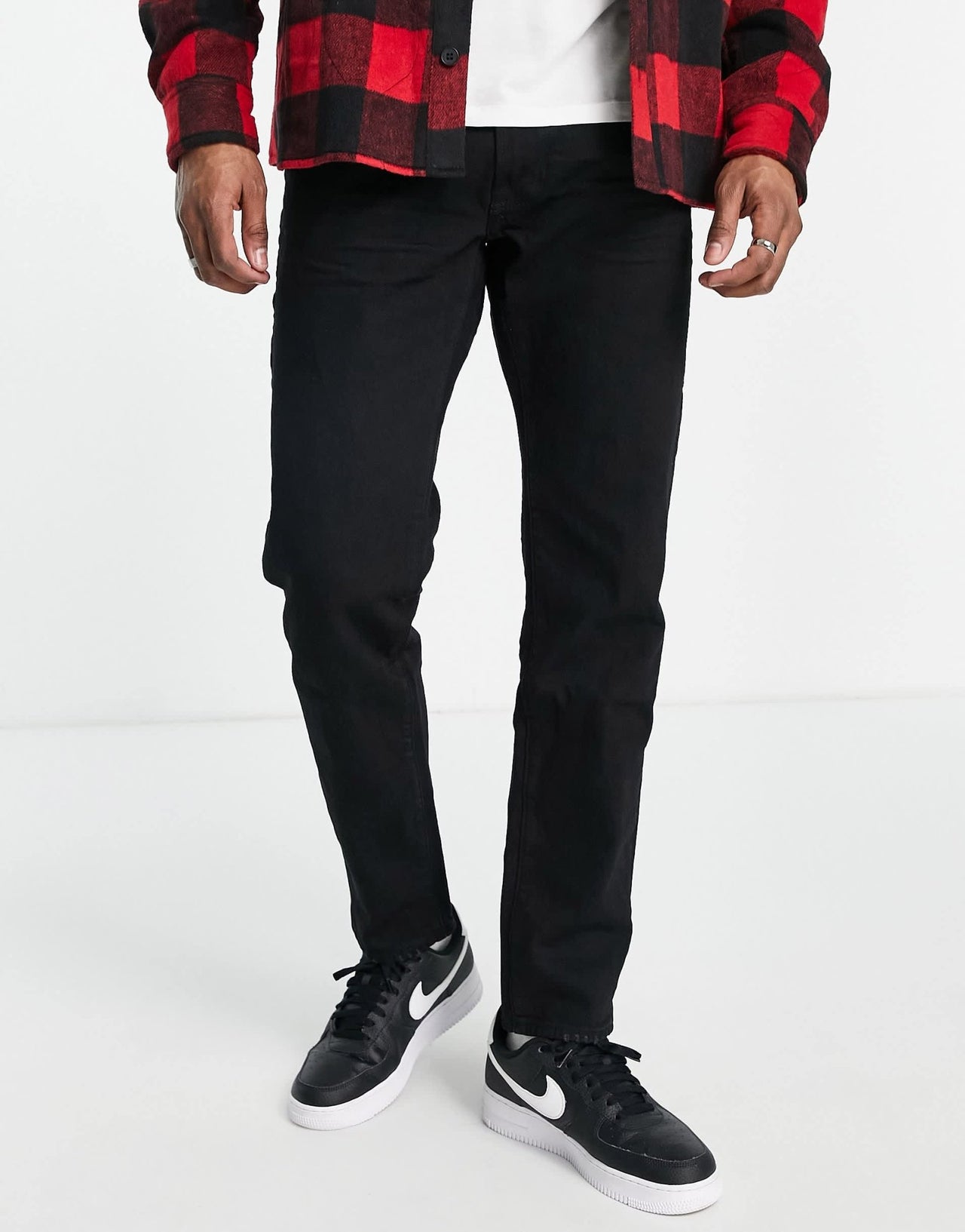 Abercrombie & Fitch 90s skinny fit jeans in black - ASOS Sample Sale