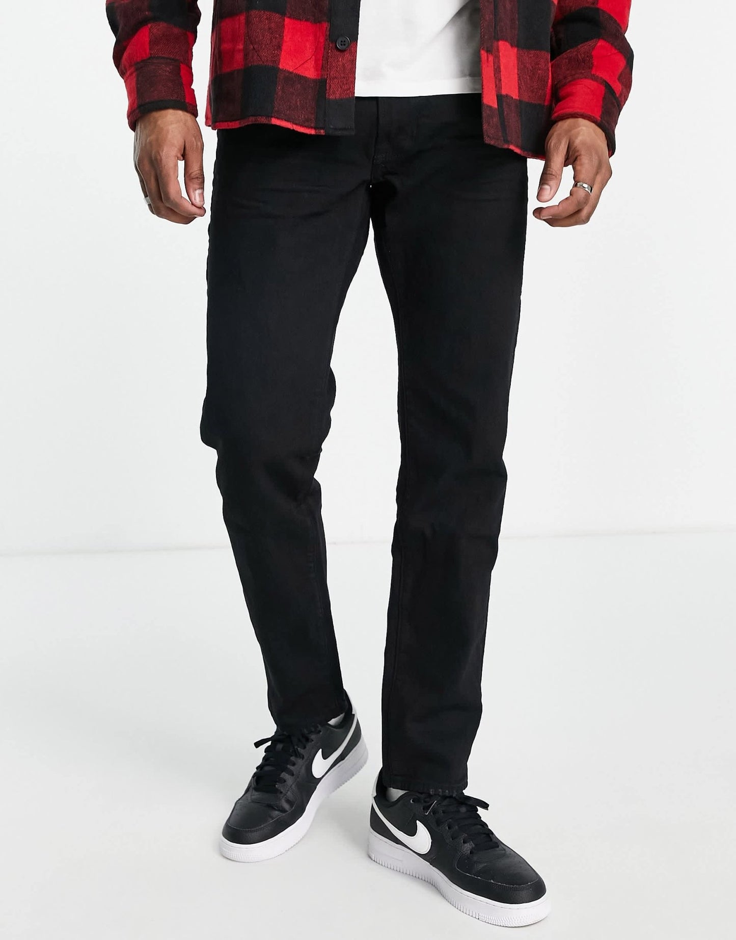 Abercrombie & Fitch 90s skinny fit jeans in black - ASOS Sample Sale