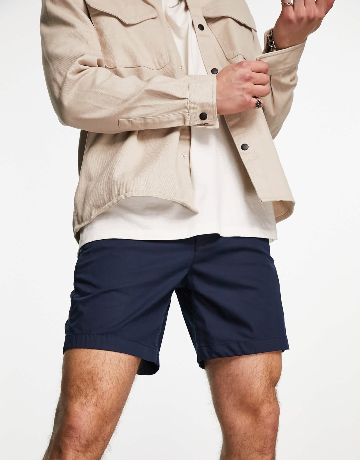 Abercrombie & Fitch all day 7inch chino shorts in navy - ASOS Sample Sale