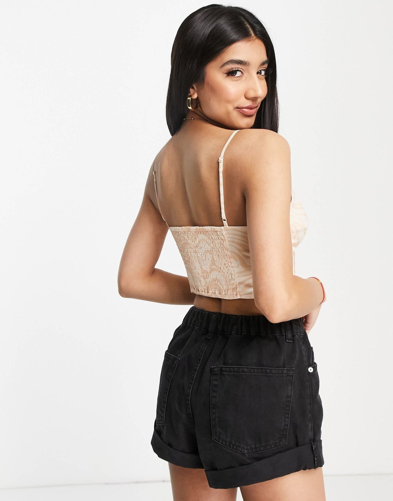 Abercrombie & Fitch cami top in yellow print - ASOS Sample Sale