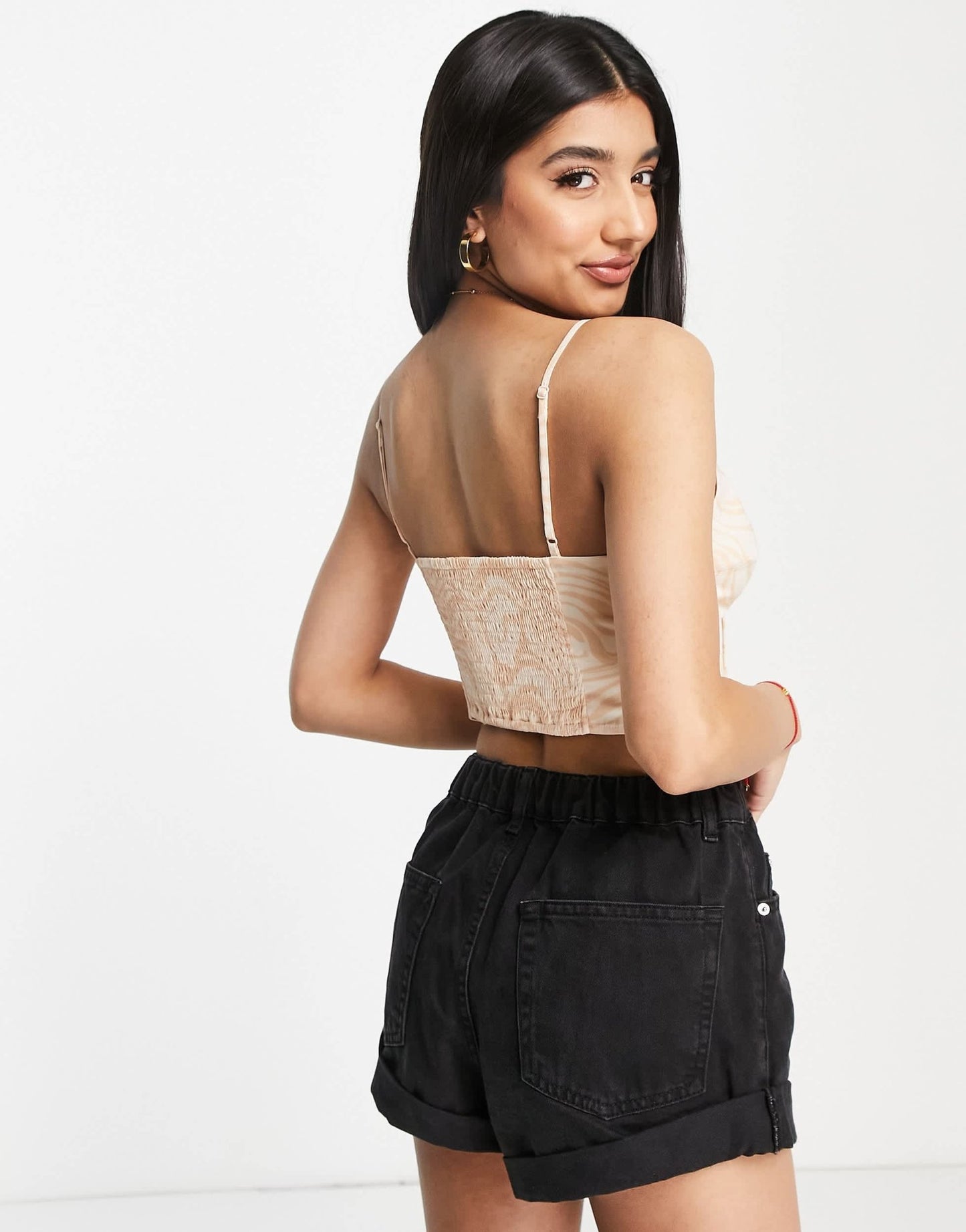 Abercrombie & Fitch cami top in yellow print - ASOS Sample Sale