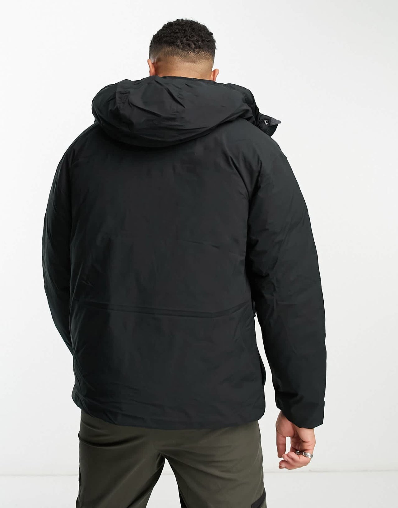 Abercrombie & Fitch cloud hooded puffer jacket in black - ASOS Sample Sale