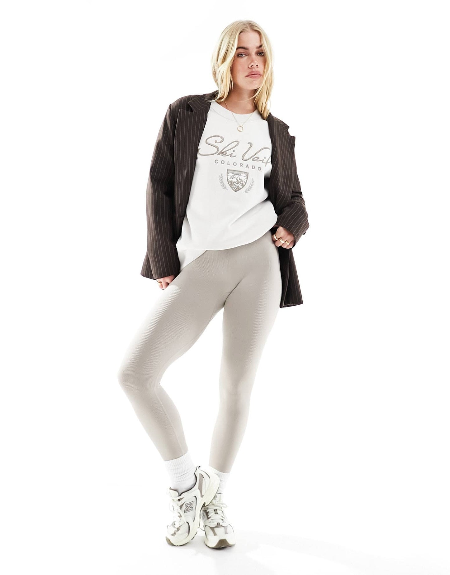 Abercrombie & Fitch Colorado ski embroidered sweatshirt in off white - ASOS Sample Sale