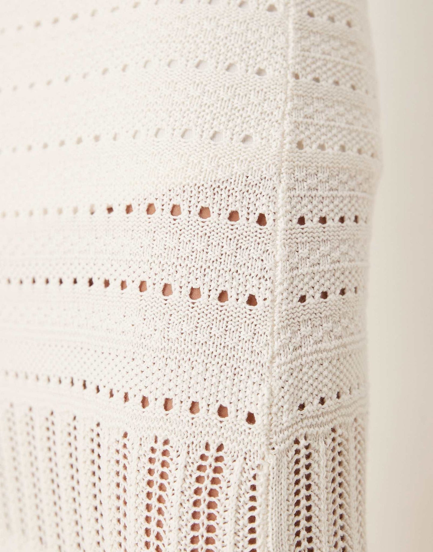 Abercrombie & Fitch crochet lace strapless midi dress in cream - ASOS Sample Sale